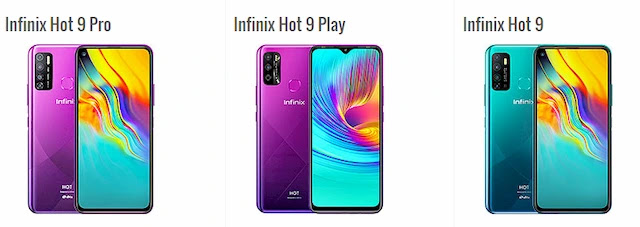 ما الفرق بين Infinix Hot 9 Play و Infinix Hot 9 Pro؟