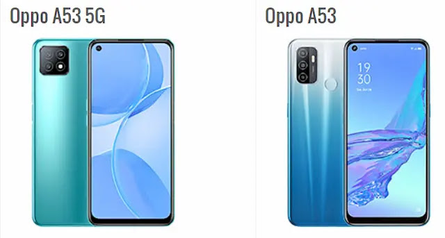 الفرق بين Oppo A53 و Oppo A53 5G